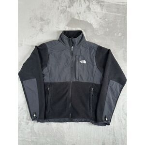 The North Face Denali Women's Fleece Jacket Black/Charcoal Full Zip Size XL